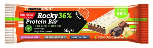 ROCKY 36% PROTEIN BAR TRIPLE CHOCO BARRETTA 50 G - Farmacia Rossi2 - Farmacia Rossi 