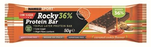 ROCKY 36% PROTEIN BAR CARAMEL COOKIE BARRETTA 50 G - Farmacia Rossi2 - Farmacia Rossi 