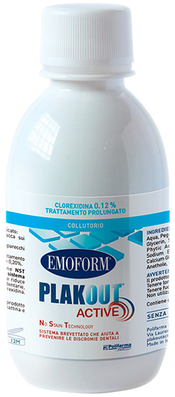 EMOFORM PLAKOUT ACTIVE 0,12 + DENTIFRICIO VENDITA - Farmacia Rossi2 - Farmacia Rossi 