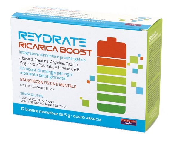 REYDRATE RICARICA BOOST 12 BUSTINE - Farmacia Rossi2 - Farmacia Rossi 