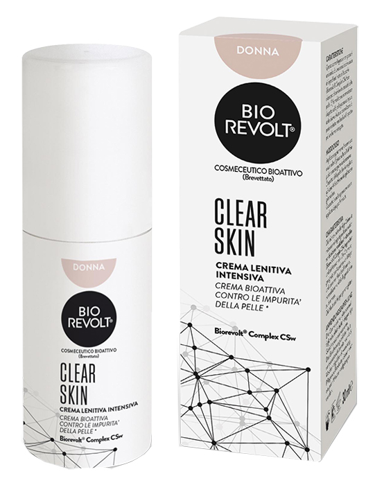 BIOREVOLT RX CLEAR SKIN DONNA CREMA LENITIVA INTENSIVA BIOATTIVA PER PELLI IMPURE 30 ML - Farmacia Rossi2 - Farmacia Rossi 