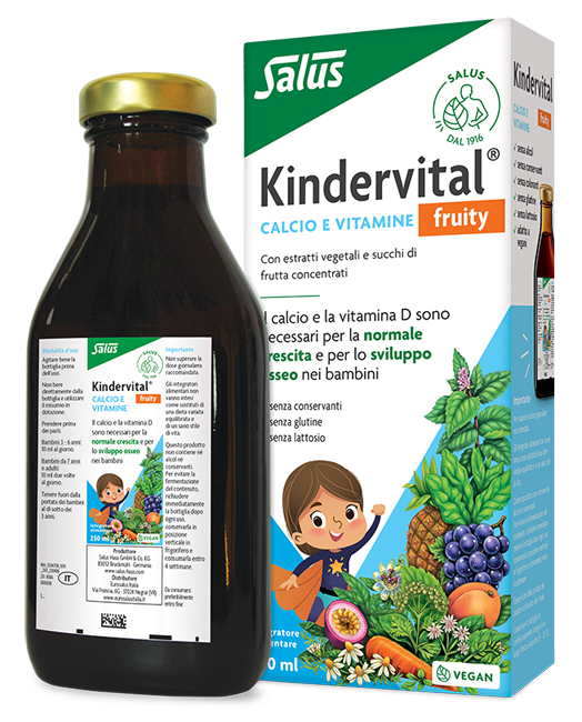 KINDERVITAL FRUITY FORMULA POTENZIATA PER RAGAZZI 250 ML - Farmacia Rossi2 - Farmacia Rossi 