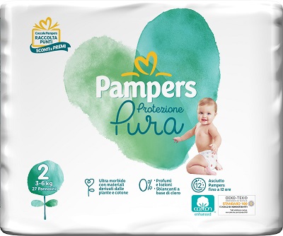PAMPERS NATUR MINI CP 27 PEZZI - Farmacia Rossi2 - Farmacia Rossi 