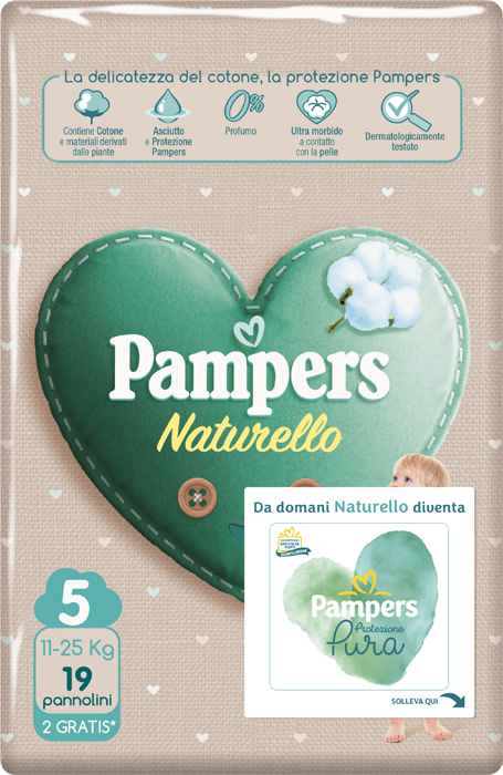 PAMPERS NATUR JUNIOR CP 17 PEZZI + 2 - Farmacia Rossi2 - Farmacia Rossi 