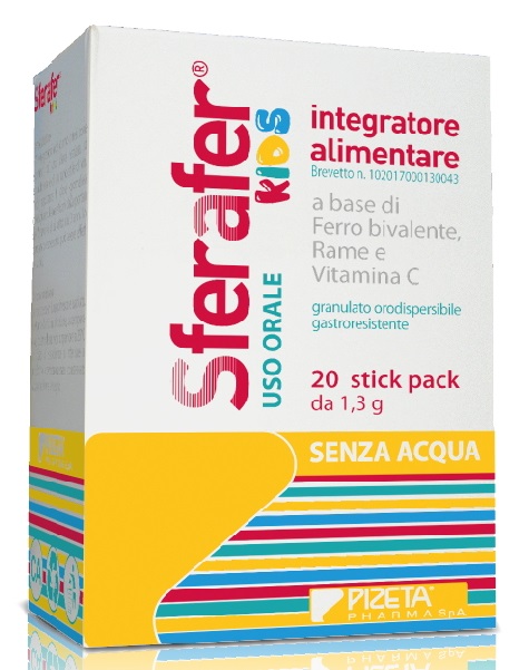 SFERAFER KIDS 20 STICK PACK - Farmacia Rossi2 - Farmacia Rossi 