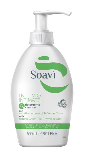 SOAVI INTIMO ANTIBATTERICO PH3,5 FLACONE CON DISPENSER 500 ML - Farmacia Rossi2 - Farmacia Rossi 