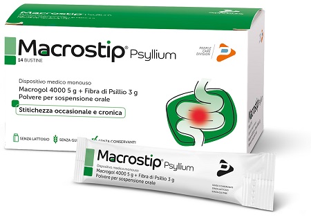 MACROSTIP PSYLLIUM 14 BUSTINE - Farmacia Rossi2 - Farmacia Rossi 