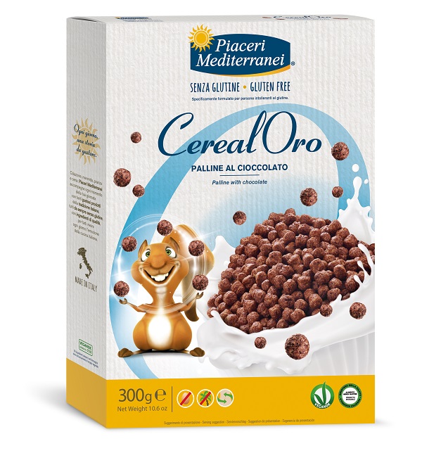 PIACERI MEDITERRANEI CEREALORO PALLINE CIOCCOLATO 300 G - Farmacia Rossi2 - Farmacia Rossi 