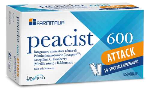 PEACIST 600 ATTACK 14 STICK PACK OROSOLUBILI - Farmacia Rossi2 - Farmacia Rossi 