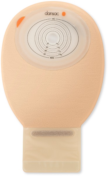 DANSAC NOVALIFE TRE 1 SACCA APERTA OPACA PIANA MAXI PER ILEOSTOMIA CON FINESTRA RITAGLIABILE 15-70X90 MM 550 ML 10 PEZZI - Farmacia Rossi2 - Farmacia Rossi 