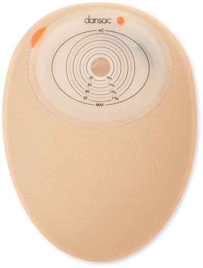 DANSAC NOVALIFE TRE 1 SACCA CHIUSA OPACA PIANA MIDI PER COLOSTOMIA CON FINESTRA RITAGLIABILE 15-55X70 MM 470 ML 30 PEZZI - Farmacia Rossi2 - Farmacia Rossi 