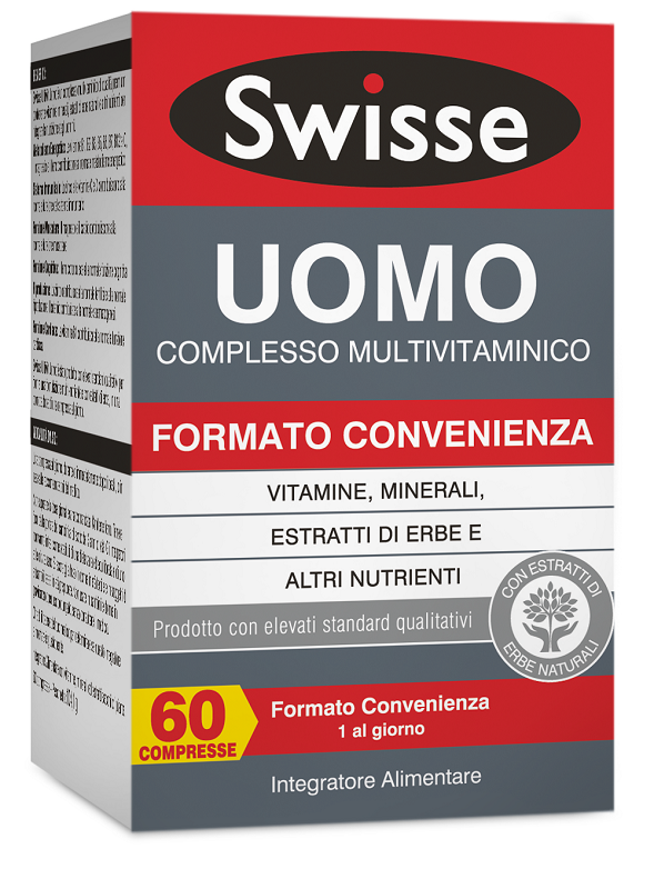 SWISSE UOMO MULTIVITAMINICO 60 COMPRESSE - Farmacia Rossi2 - Farmacia Rossi 