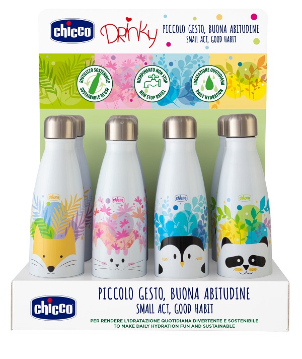CHICCO BORRACCIA INOX 350 ML - Farmacia Rossi2 - Farmacia Rossi 