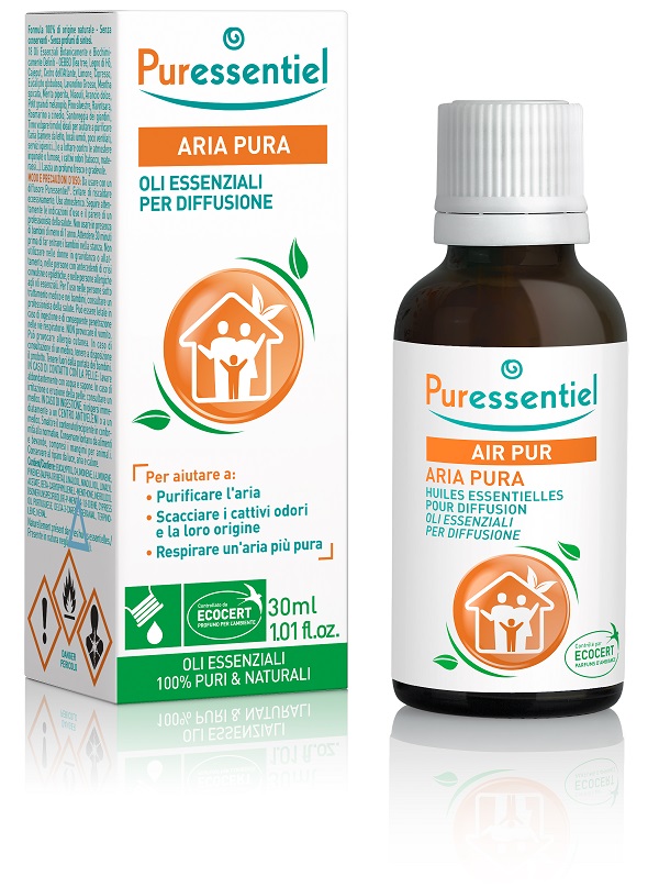 PURESSENTIEL MISCELA PER DIFFUSIONE ARIA PURA CERTIFICATA ECOCERT 30 ML - Farmacia Rossi2 - Farmacia Rossi 
