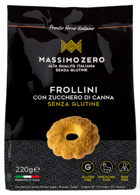 MASSIMO ZERO FROLLINI ZUCCHERO DI CANNA 220 G - Farmacia Rossi2 - Farmacia Rossi 