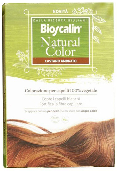 BIOSCALIN NATURAL COLOR CASTANO AMBRATO 70 G - Farmacia Rossi2 - Farmacia Rossi 