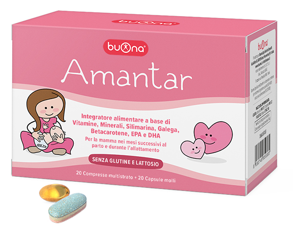 AMANTAR 20 COMPRESSE DA 1,6 G + 20 CAPSULE DA 0,637 G - Farmacia Rossi2 - Farmacia Rossi 