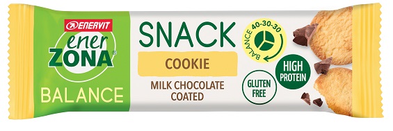 ENERZONA SNACK COOKIE MILK CIOCHOLATE 33 G - Farmacia Rossi2 - Farmacia Rossi 