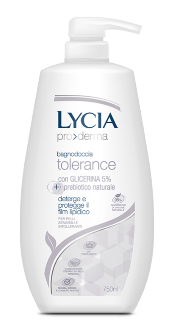 LYCIA PRODERMA BAGNODOCCIA TOLERANCE 750 ML - Farmacia Rossi2 - Farmacia Rossi 