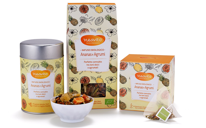 FILTROSCRIGNO ANANAS E AGRUMI BIO 15 FILTRI X 3,5 G - Farmacia Rossi2 - Farmacia Rossi 