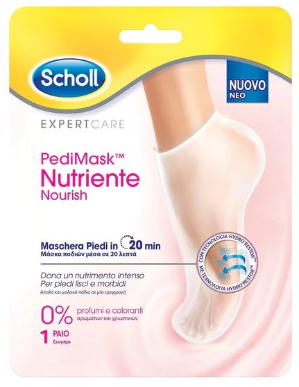 SCHOLL EXPERTCARE PEDIMASK NUTRIENTE 0% PROFUMI E COLORANTI - Farmacia Rossi2 - Farmacia Rossi 