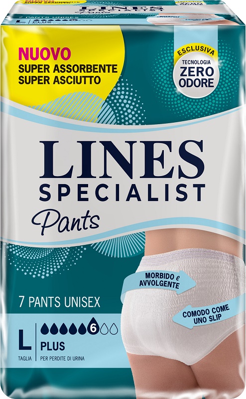 LINES SPECIALIST PANTS PLUS UNISEX L 7 PEZZI - Farmacia Rossi2 - Farmacia Rossi 