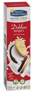 PIACERI MEDIT DOBLONI DARK & WHITE 120 G - Farmacia Rossi2 - Farmacia Rossi 