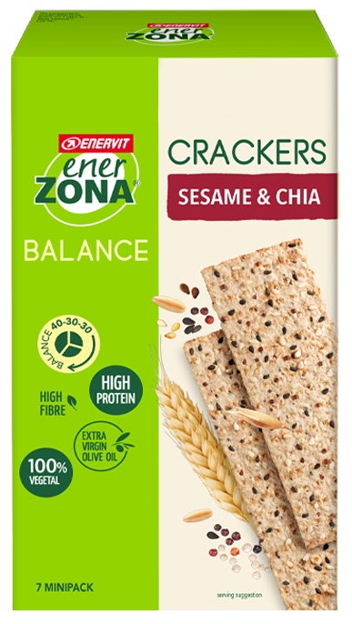 ENERZONA CRACKERS SESAME & CHIA 25 G - Farmacia Rossi2 - Farmacia Rossi 