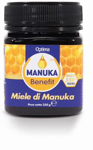 MANUKA BENEFIT MIELE DI MANUKA 550+ MGO 250 G - Farmacia Rossi2 - Farmacia Rossi 