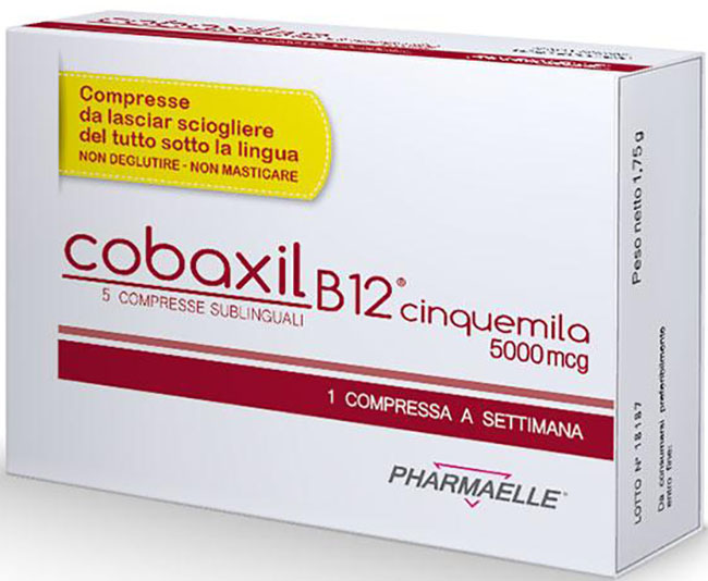 COBAXIL B12 5000MCG 5 COMPRESSE SUBLINGUALI - Farmacia Rossi2 - Farmacia Rossi 