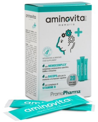 AMINOVITA PLUS MEMORIA 20 STICK PACK X 2 G - Farmacia Rossi2 - Farmacia Rossi 