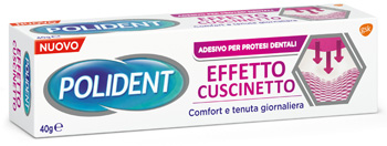 POLIDENT FISSATIVO EFFETTO CUSCINETTO ADESIVO PER PROTESI DENTALI 40 G - Farmacia Rossi2 - Farmacia Rossi 