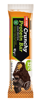 CRUNCHY PROTEINBAR DARK ROCK CHOCOLATE BARRETTA 40 G - Farmacia Rossi2 - Farmacia Rossi 