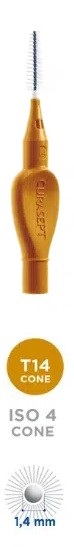CURASEPT PROXI T14 CONE OCRA/DARK GOLD 1 PEZZO - Farmacia Rossi2 - Farmacia Rossi 