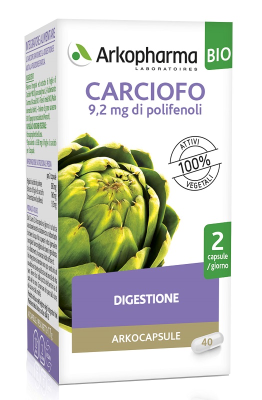 ARKO CAPSULE CARCIOFO BIO 40 CAPSULE - Farmacia Rossi2 - Farmacia Rossi 