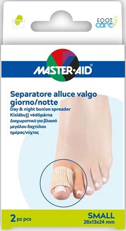 MASTER-AID FOOT CARE DIVARICATORE ALLUCE GIORNO/NOTTE TAGLIA S 2 PEZZI - Farmacia Rossi2 - Farmacia Rossi 