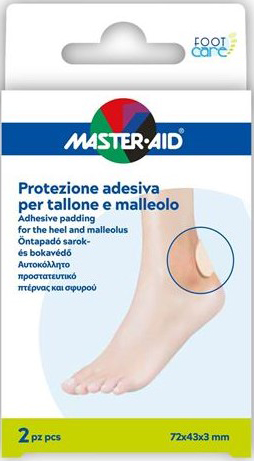 MASTER-AID FOOT CARE PROTEZIONE TALLONE/MALLEOLI 2 PEZZI - Farmacia Rossi2 - Farmacia Rossi 