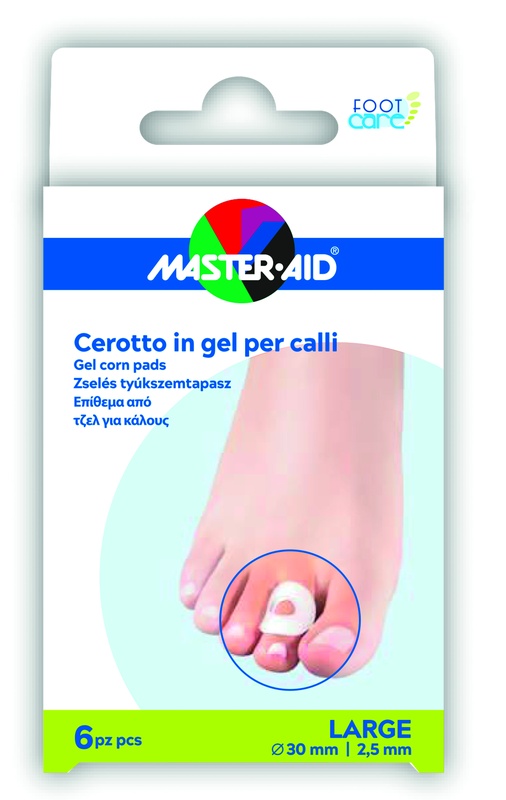 MASTER-AID FOOT CARE CEROTTO GEL CALLI TAGLIA L 6 PEZZI - Farmacia Rossi2 - Farmacia Rossi 