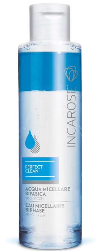 INCAROSE PERFECT CLEAN ACQUA MICELLARE BIFASICA 150 ML - Farmacia Rossi2 - Farmacia Rossi 