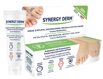 SYNERGY DERM CREMA PIEDE ATLETA MACERAZIONE SUDORE - Farmacia Rossi2 - Farmacia Rossi 