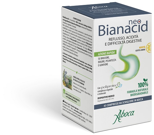 NEOBIANACID 45 COMPRESSE LIMONE - Farmacia Rossi2 - Farmacia Rossi 