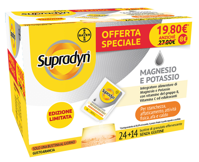 SUPRADYN MAGNESIO E POTASSIO LIMITED EDITION 14 + 24 BUSTINE - Farmacia Rossi2 - Farmacia Rossi 