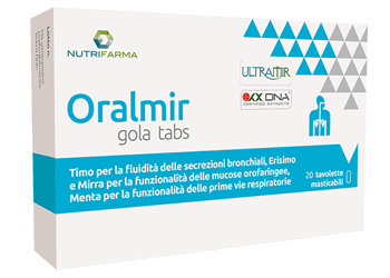 ORALMIR GOLA TABS 20 COMPRESSE - Farmacia Rossi2 - Farmacia Rossi 