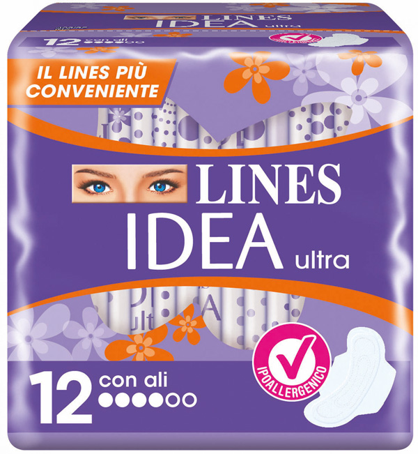 IDEA ULTRA ASSORBENTE GIORNO CON ALI 12 PEZZI - Farmacia Rossi2 - Farmacia Rossi 
