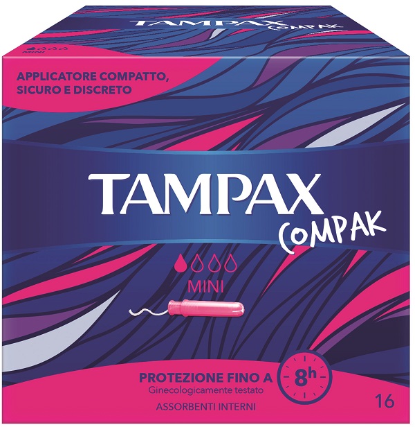 TAMPAX COMPAK ASSORBENTE INTERNO MINI 16 PEZZI - Farmacia Rossi2 - Farmacia Rossi 