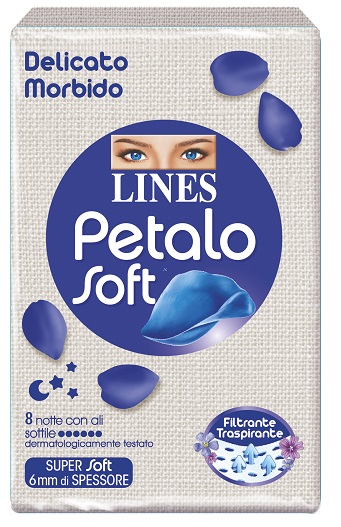 LINES PETALO SOFT NOTTE 8 PEZZI - Farmacia Rossi2 - Farmacia Rossi 