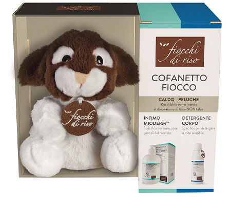KIT FIOCCHI DI RISO CALDO-PELUCHE FIOCCO + DETERGENTE INTIMO MIODERM 240 ML + DETERGENTE CORPO DELICATO 200 ML - Farmacia Rossi2 - Farmacia Rossi 