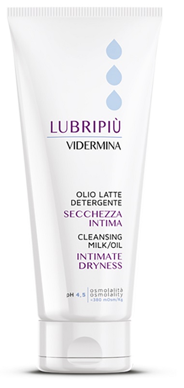 VIDERMINA LUBRIPIU' OLIO LATTE DETERGENTE SECCHEZZA INTIMA 200 ML - Farmacia Rossi2 - Farmacia Rossi 