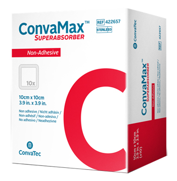 MEDICAZIONE AVANZATA CONVAMAX SUPERABSORBER NON-ADHESIVE 10X20 CM 10 PEZZI - Farmacia Rossi2 - Farmacia Rossi 
