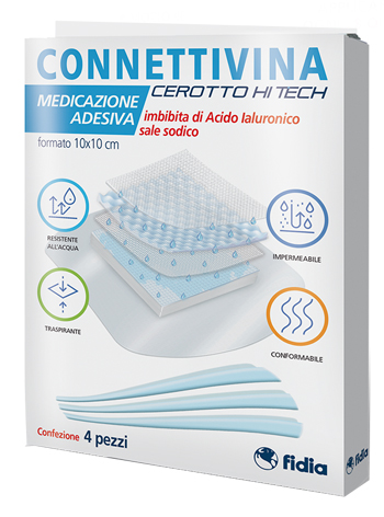 CEROTTO CONNETTIVINA HITECH 10 X 10 CM 4 PEZZI - Farmacia Rossi2 - Farmacia Rossi 